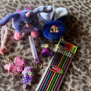 Plush Bunny and Pencil Set for Kids